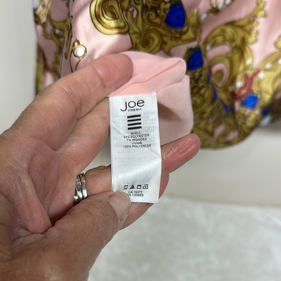 Joe Fresh Pink Tan Fit and Flare Cocktail Dress - Picture 5 of 11